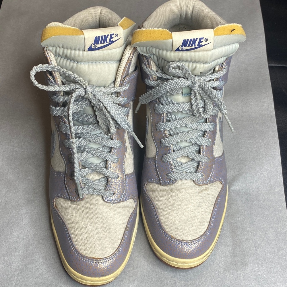 Nike Dunk Sky High Hidden Wedge Women's Size 10 Sneakers Canyon Gray